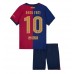 Maillot de foot Barcelona Ansu Fati #10 Domicile vêtements enfant 2024-25 Manches Courtes (+ pantalon court)